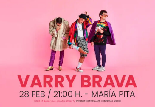 Varry Brava protagoniza a grande actuación musical do Entroido da Coruña